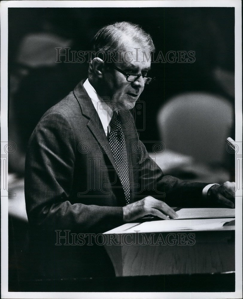 1979 Cyrus Vance; American Secretary of State UN General Assembly - Historic Images