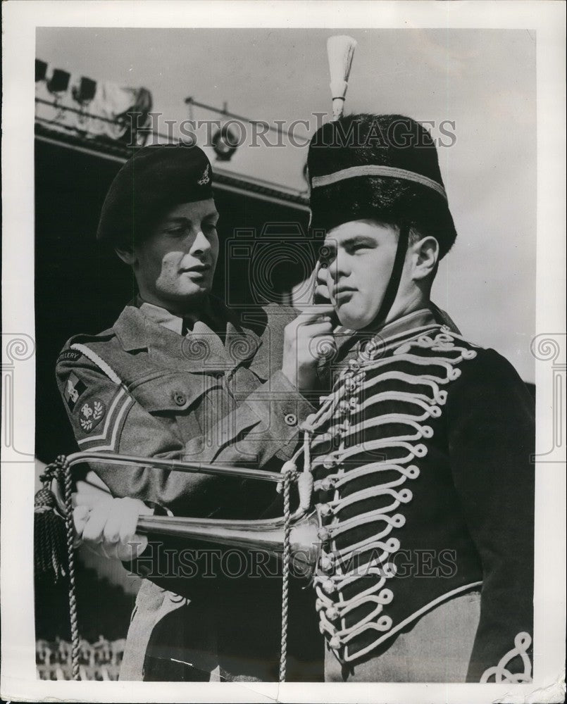 1955 Bombardier Brian Hewson & Trumpeter Dwyer  - Historic Images