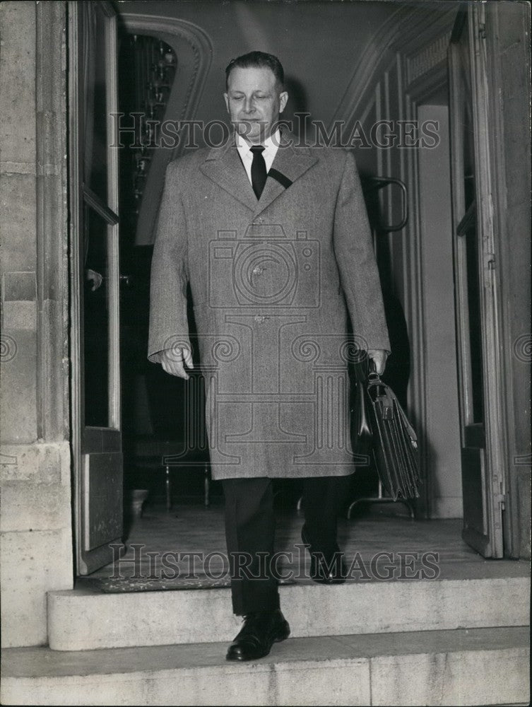 1960 Press Photo General Challe, Commander in chief of French forces in Algeria-Historic Images