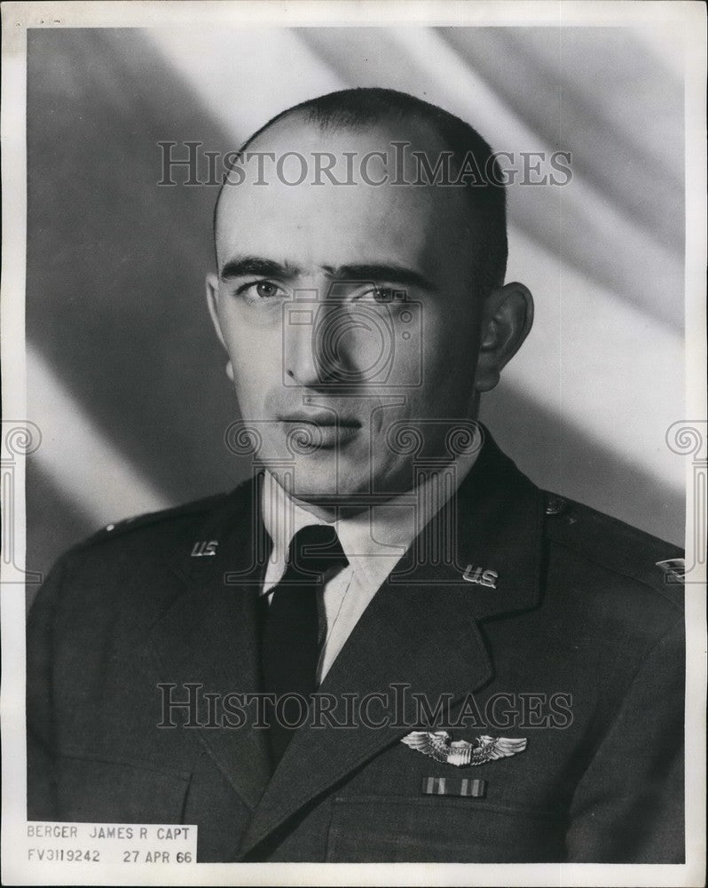 1971, Captain James Robert Berger-U.S. Air Force-,POW in Vietnam - Historic Images