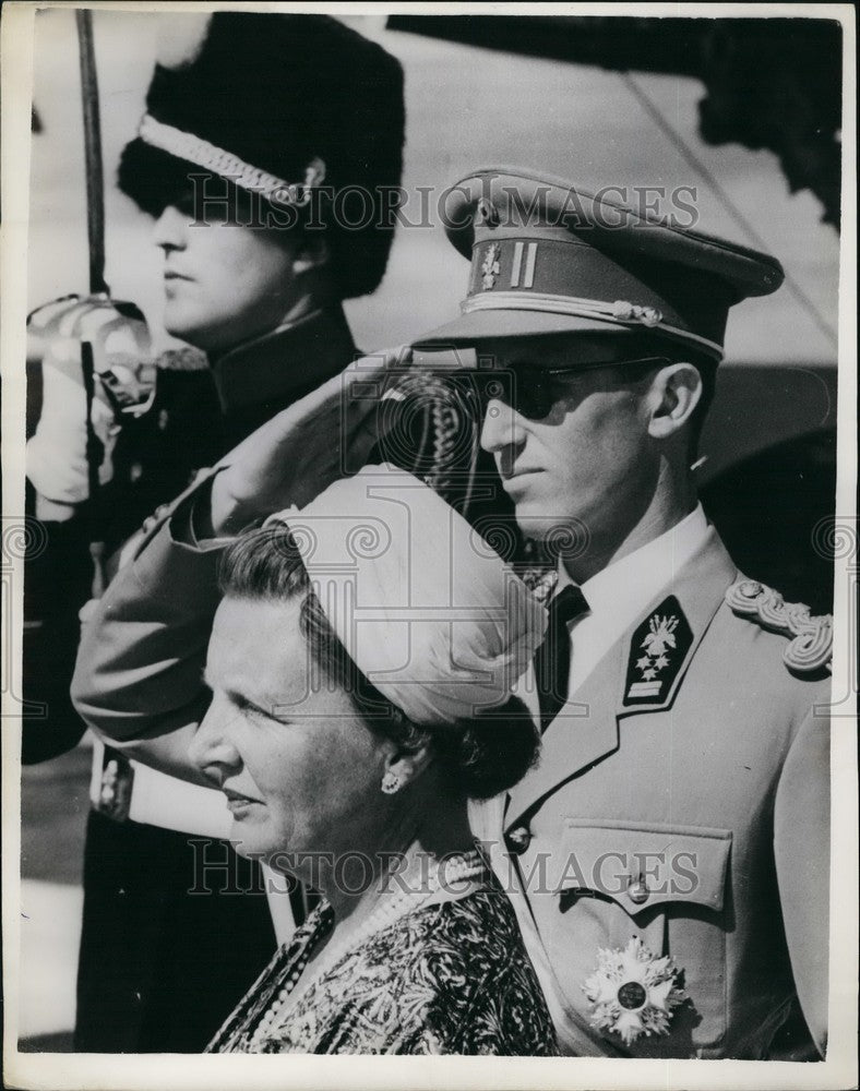 1959 King Baudoin &amp; Queen Juliana  of the Belgians - Historic Images