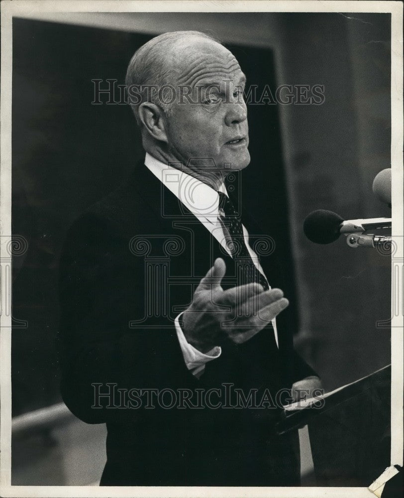 Press Photo Senator John Glenn  at NY Univ Graduate School of Business - Historic Images