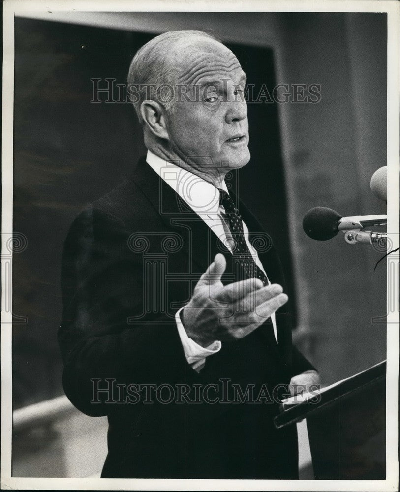 Press Photo New York City.:Senator John Glenn visited New York Today - Historic Images