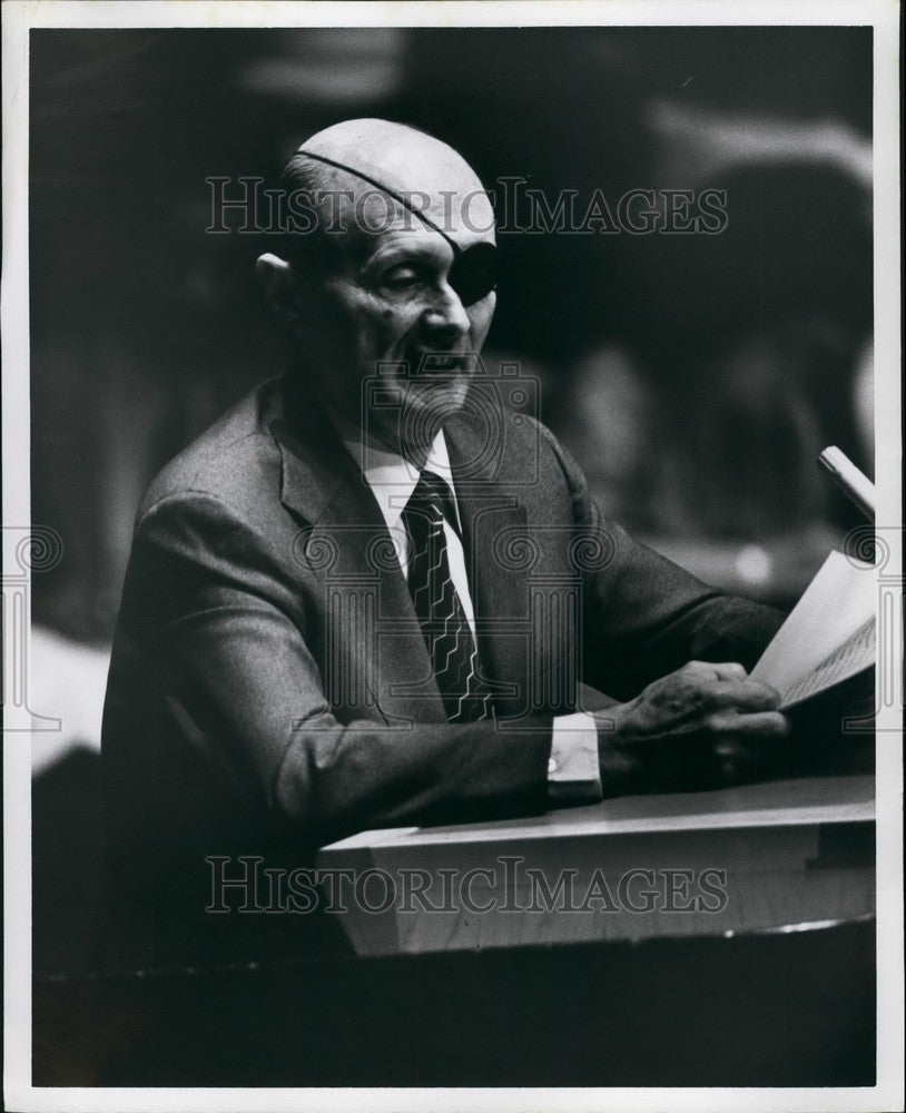 1979 Moshe Dayan : Israeli Minister for Foreign Affairs - Historic Images