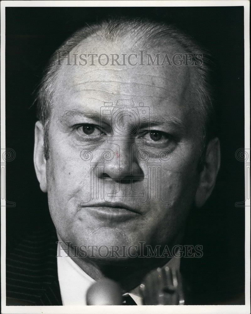 1973 Press Photo Gerald Ford- Senator Rules Committee - KSB53245 - Historic Images