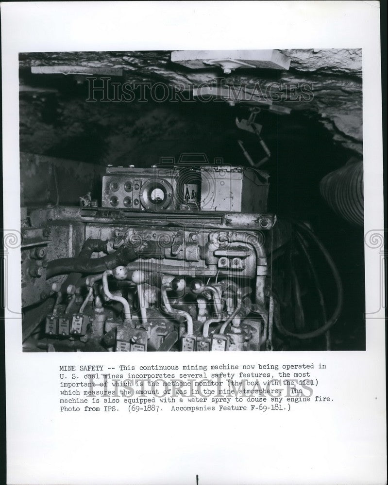 Press Photo Mine Safety methane monitor - KSB53735 - Historic Images