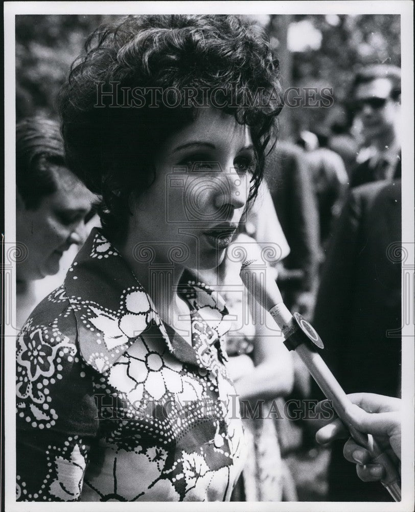 1970 Women liberation demonstration NOW vice president Lucy Komisa - Historic Images