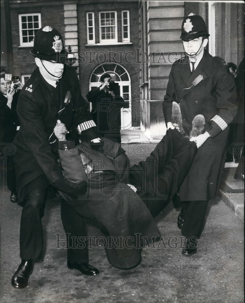 1968 Dr A P Zwane &amp; Mr K T Samket Being Carried Away for Protesting - Historic Images