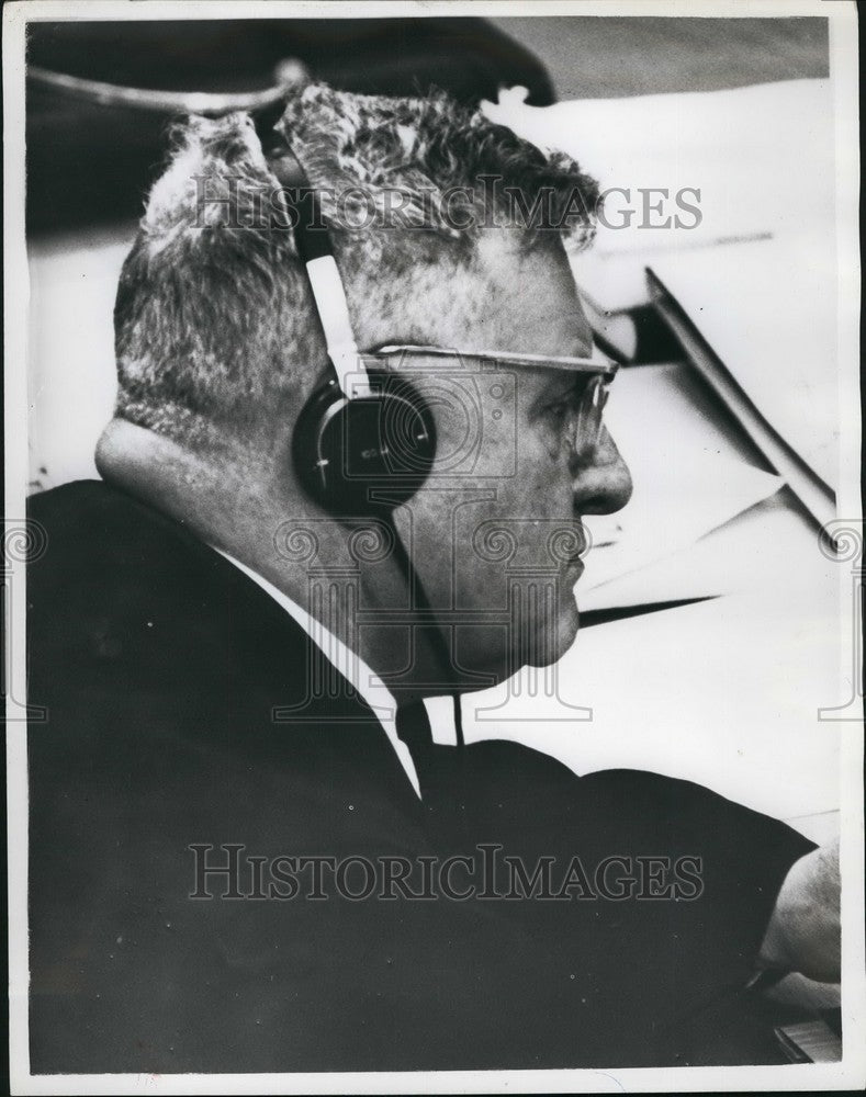 1961 Press Photo Dr. Servatius Jerusalem counsel defense trial Adolf Eichmann-Historic Images