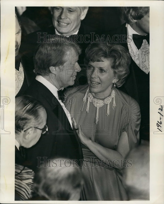 1977 Press Photo President Carter with his Sister Ruth Stapleton - KSB54265 - Historic Images