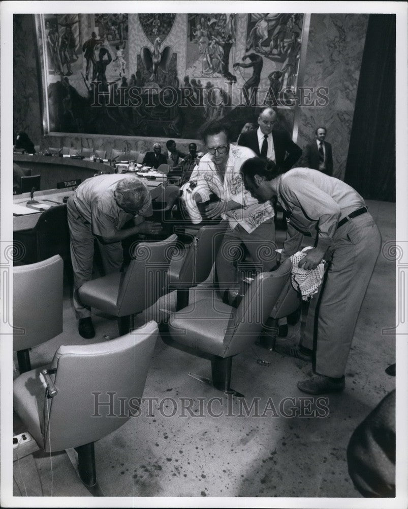 1980 Protest Before Start Of UN Council Meeting - Historic Images