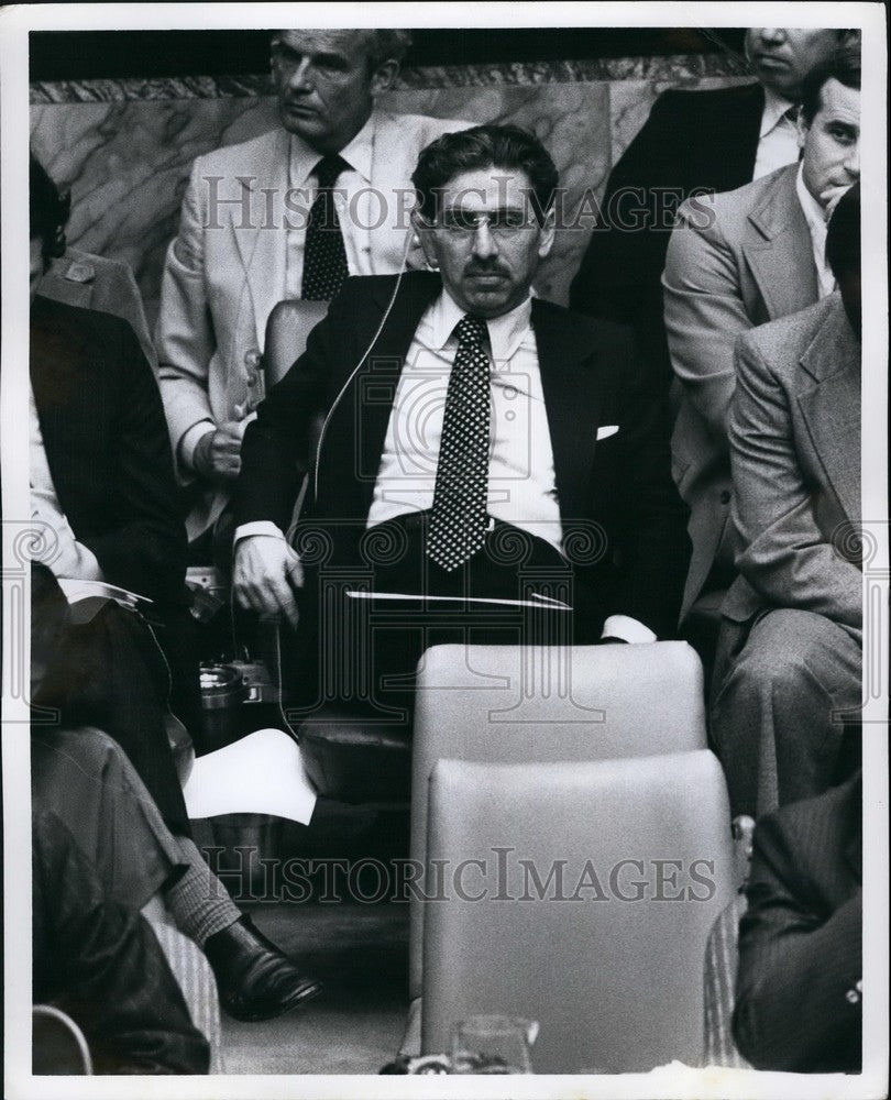 1979 UN Security Council ,Israeli Ambassador Yehuda Blum - Historic Images