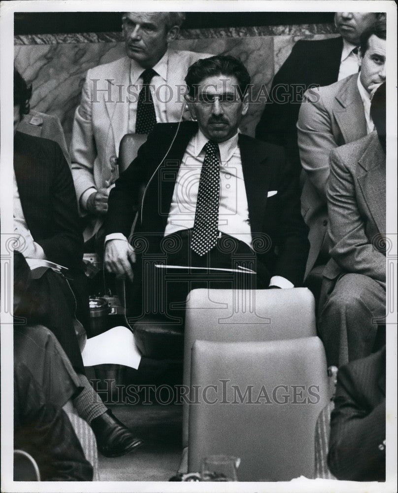 1979 UN Security Council,Israeli Ambassador Yehuda Blum - Historic Images