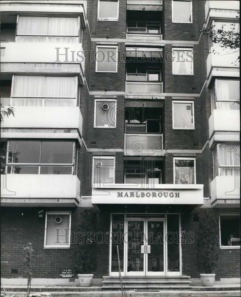 1973 Maida Vale, West London, Block Of Call Girl In Lambton Affair - Historic Images