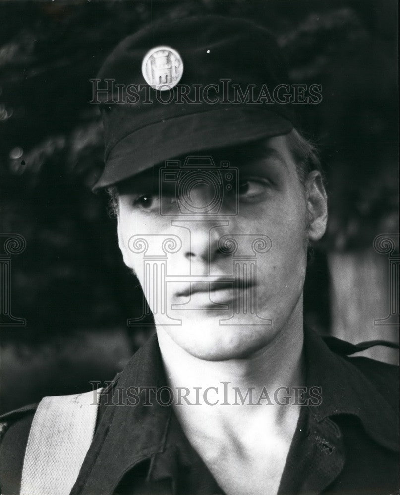 Press Photo Ex-Commando, Peter Monkman - KSB54701-Historic Images