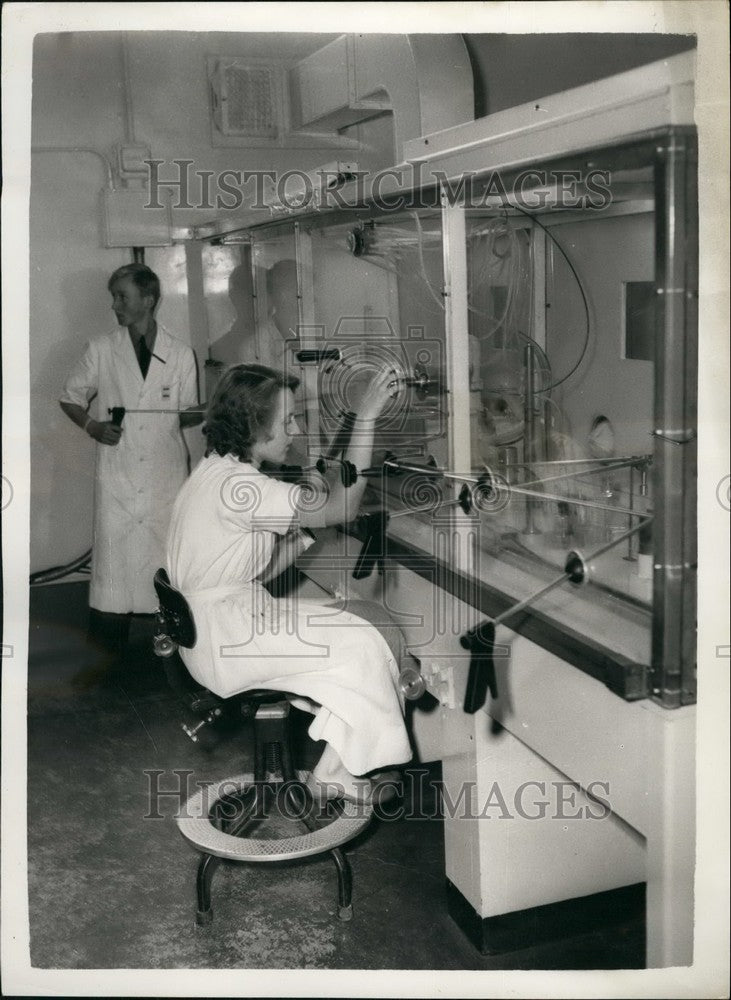 1957 Press Photo Radio Chemical Centre,Products for export - KSB54905 - Historic Images