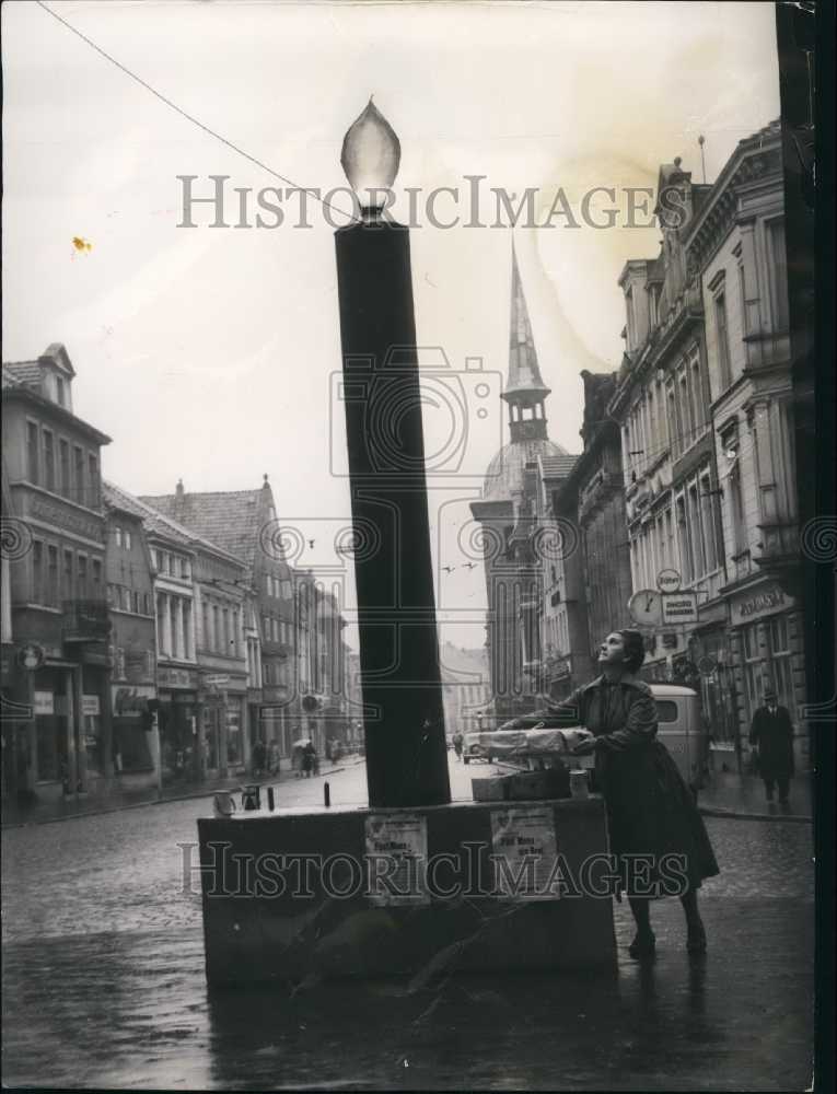 1951 German Memorial for Prisoners of War in Oldenburg. - Historic Images