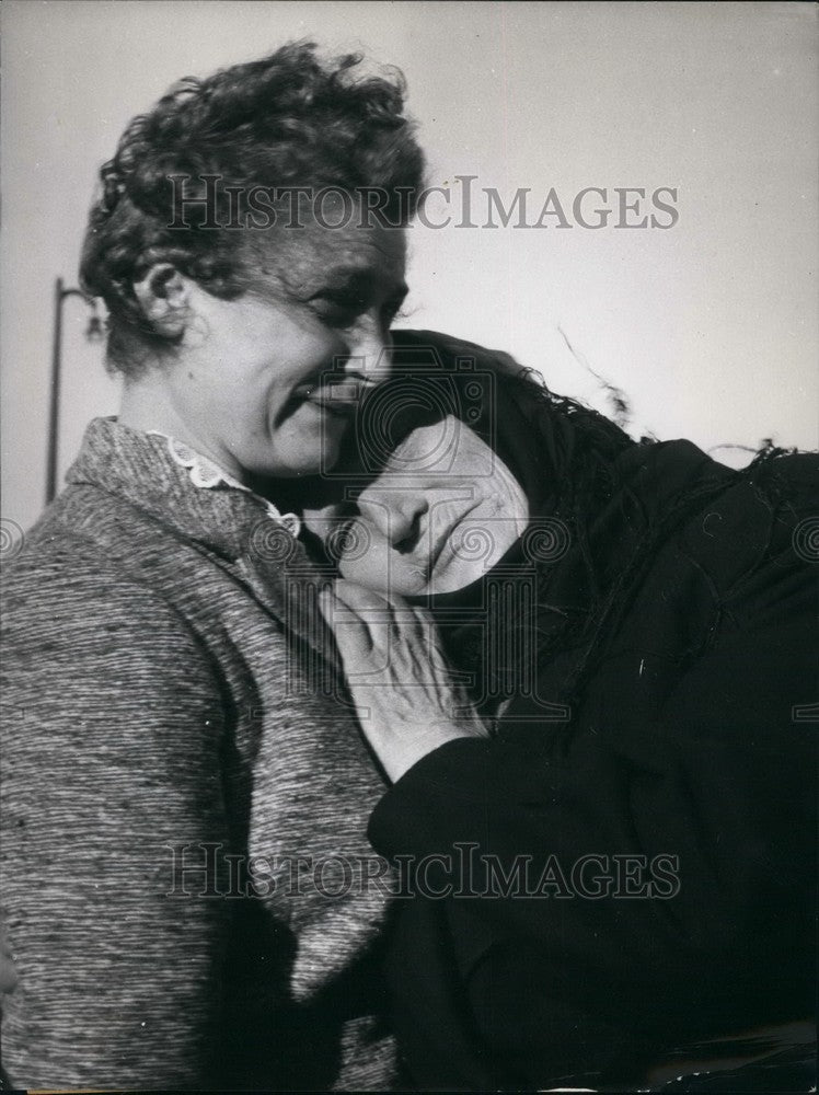 1957 Mrs. Juergens and mother,refugees from Russia - Historic Images