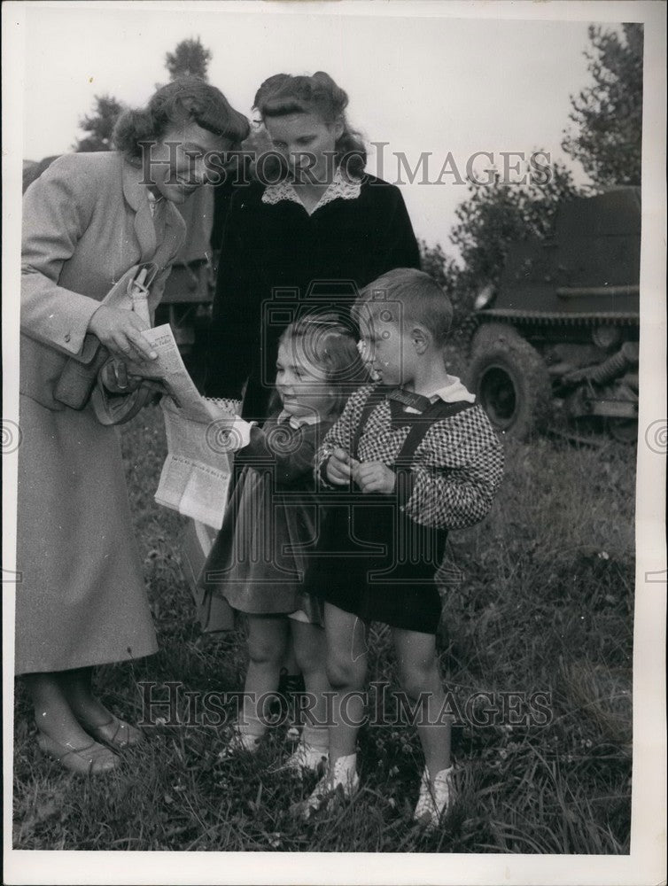 Press Photo Czech refugees in Germany - KSB55359 - Historic Images