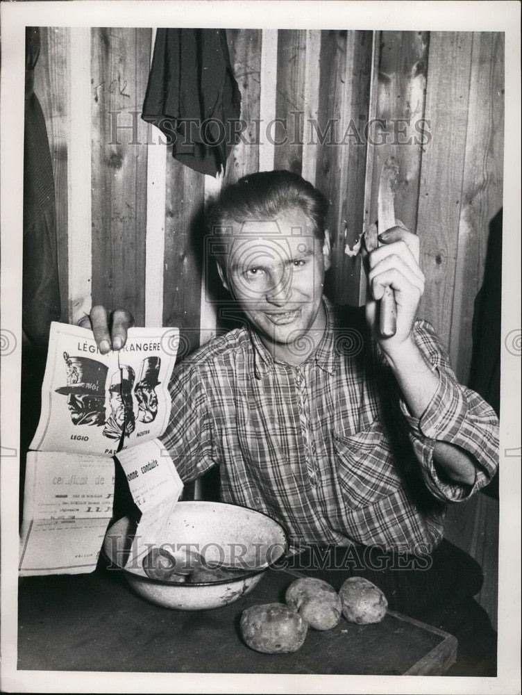 Press Photo 50 of these men now crossed unlegal the French-German Border Valka - Historic Images