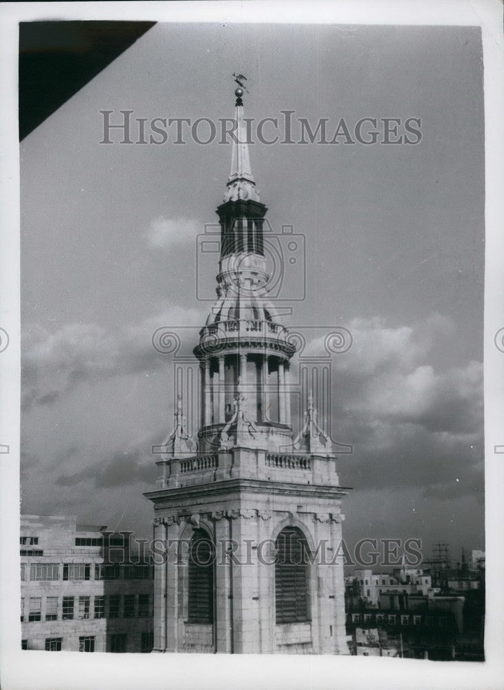 1961, of the spire of St. Mary-le-Bow church in London - KSB55531 - Historic Images