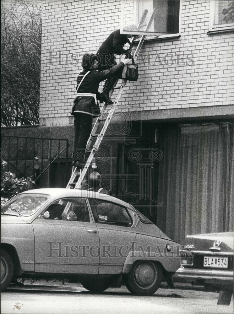 1975 Germany Embassy In Stockholm,hostage helped out - Historic Images