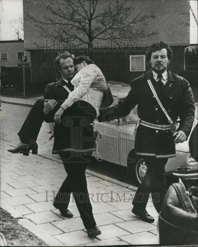 1975 Germany embassy in Stockholm,hiostage carried out - Historic Images