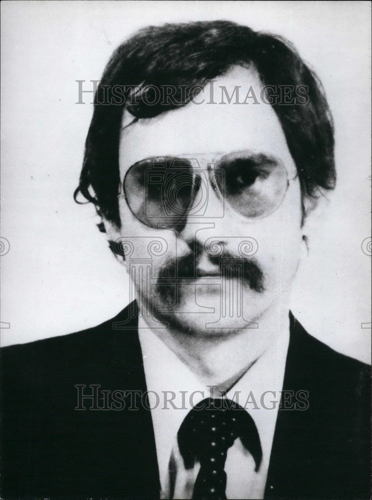 1976 Press Photo Detlef Grashei ,arrested for a kidnapping - KSB55803 - Historic Images