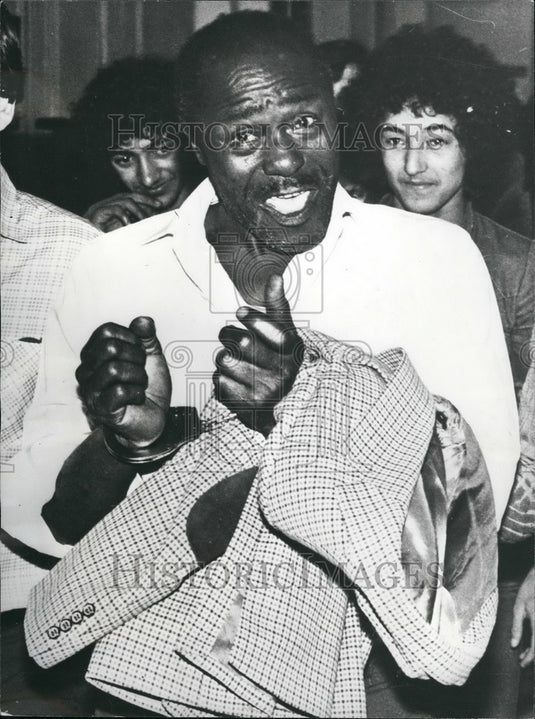 1980 Press Photo Libyan Army Deserter , Mohammed Abdallah - Historic Images