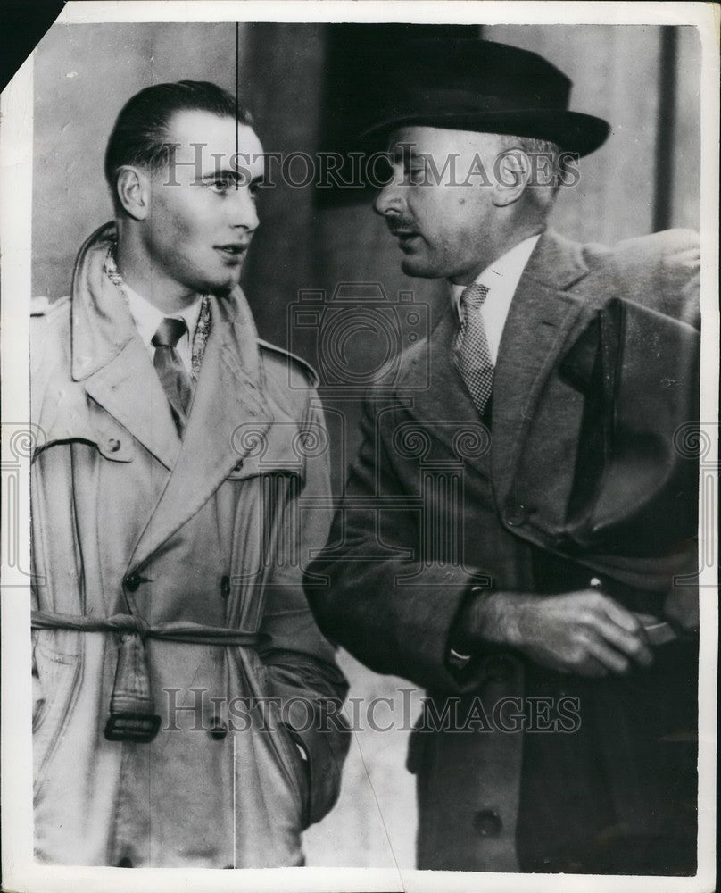 1954 Press Photo Royal Commission On Espionage In Australia German Migrant - Historic Images