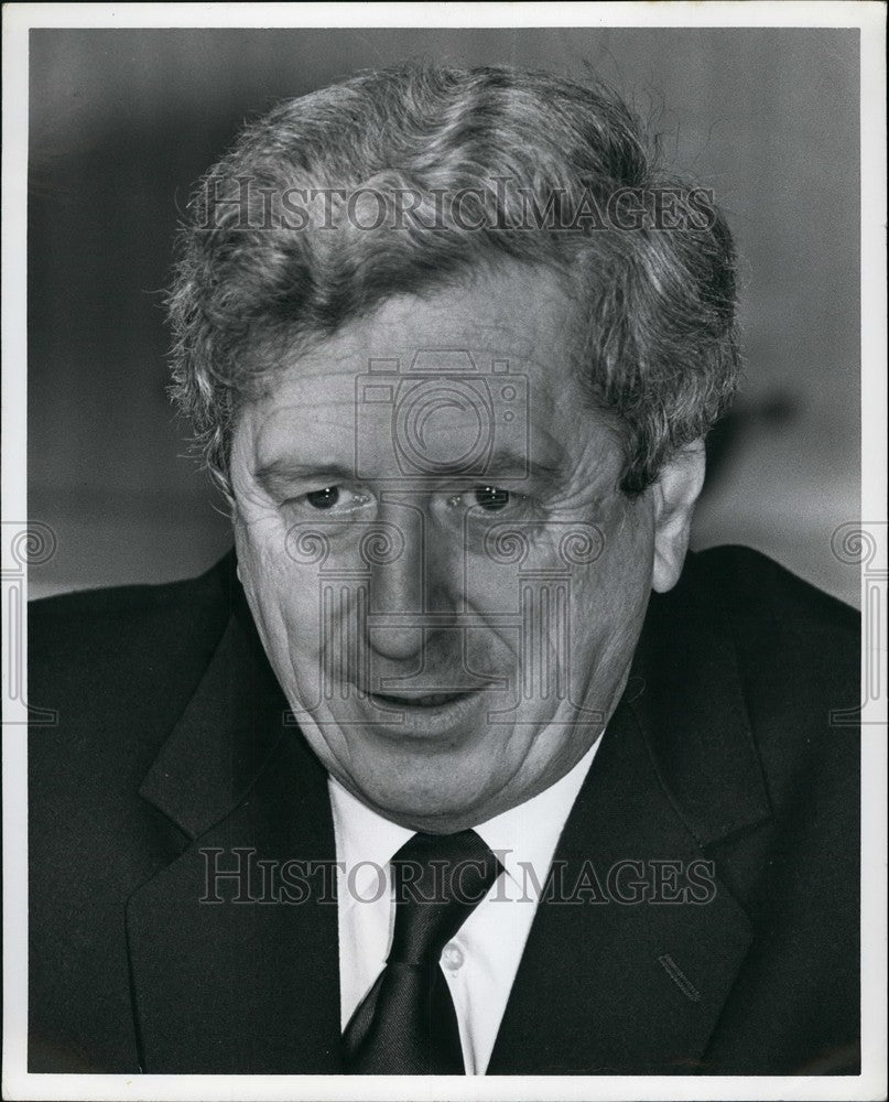 1984 Press Photo Dr. Garret Fitzgerald, the Prime Minister of Ireland - Historic Images