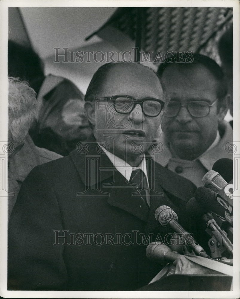 1978 Israeli Prime MinisterMenachen Begin at JFK Airport - Historic Images