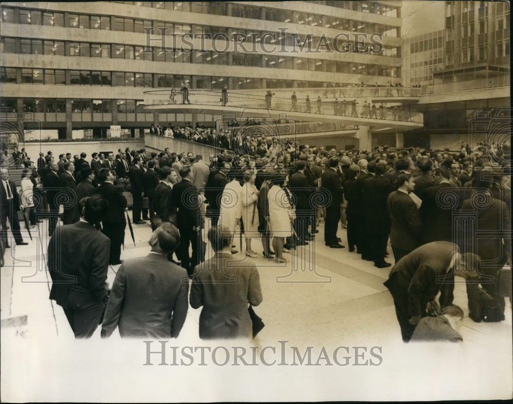 1968 Press Photo Major emergency exercise in the city of London - KSB56571-Historic Images