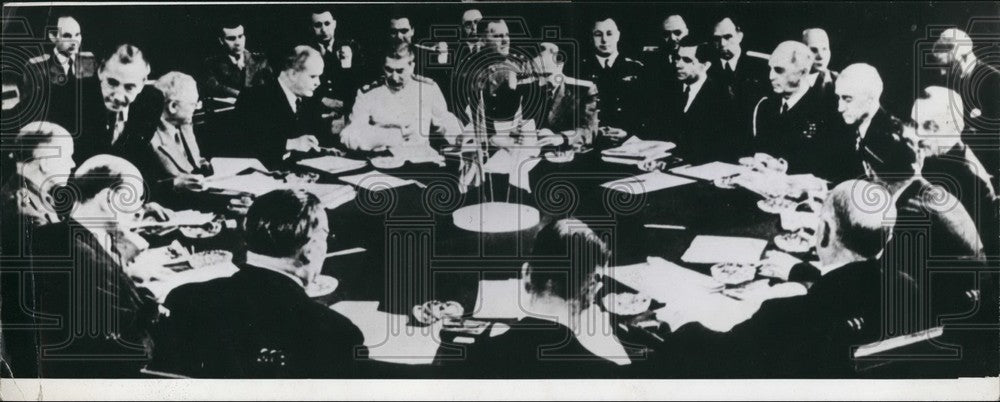 Press Photo Postdam Conference of 1945 - Historic Images