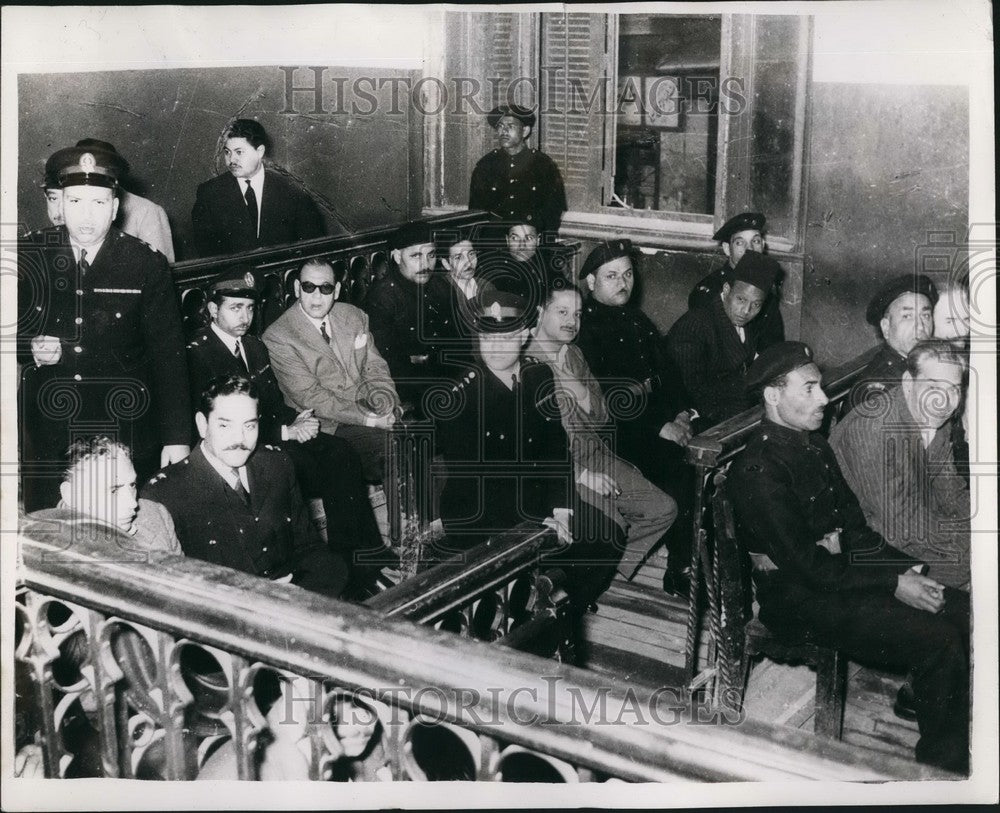 1957 4 Britons Accused of Spying Appear In Cairo Court - Historic Images