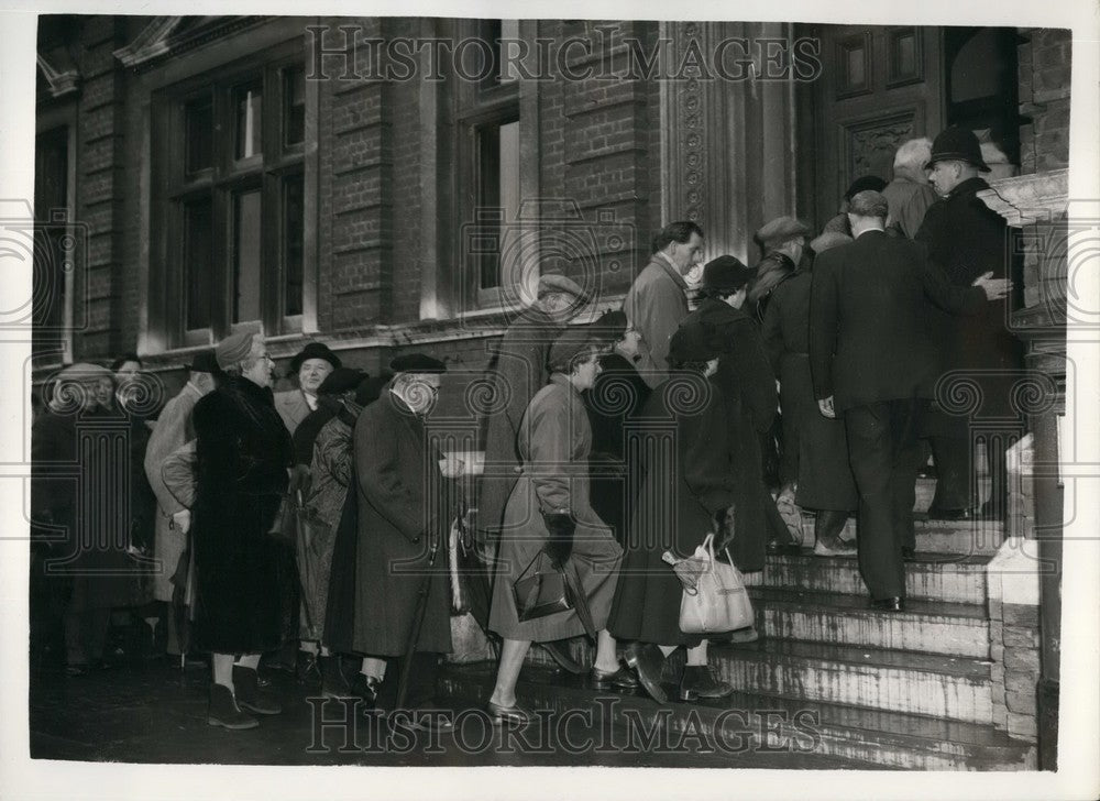 1957 John Bokin Adams Appears In Court For Murder Charges - Historic Images