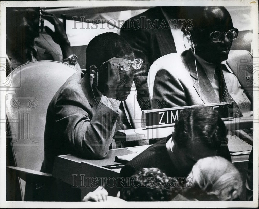 Press Photo United Nations delegate from Zimbabwe - KSB57455-Historic Images