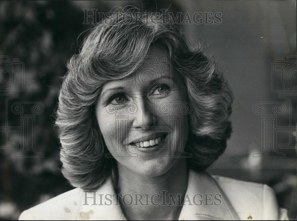 1978 Press Photo Anithha Bondestam, Minister of transport and commnications-Historic Images