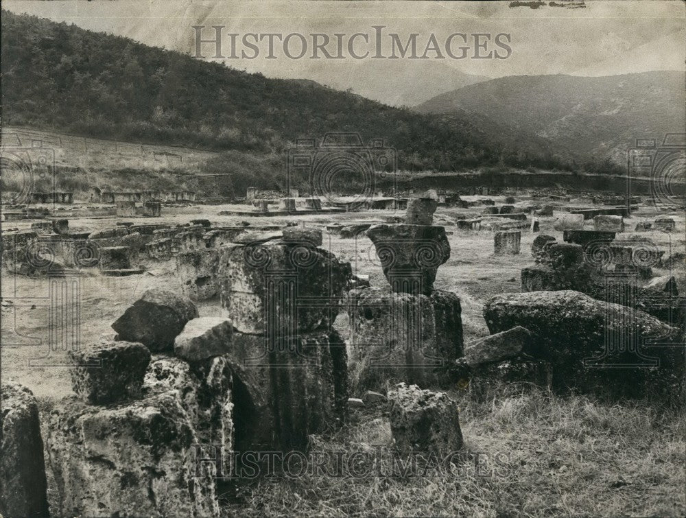 Press Photo Ancient Capital of Macedonian Empire - KSB57747-Historic Images