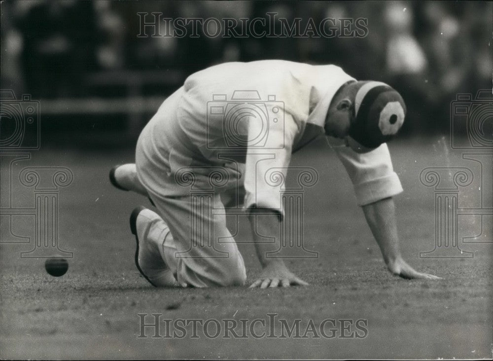 1958, Duke of Edinburgh Captains Cricket Team Against Lord Porchester - Historic Images