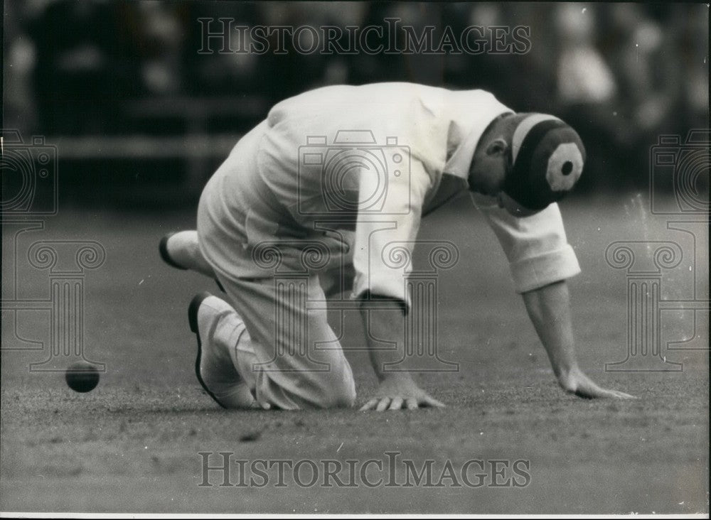 1958 Press Photo Duke of Edinburgh Captains Cricket Team Against Lord Porchester-Historic Images