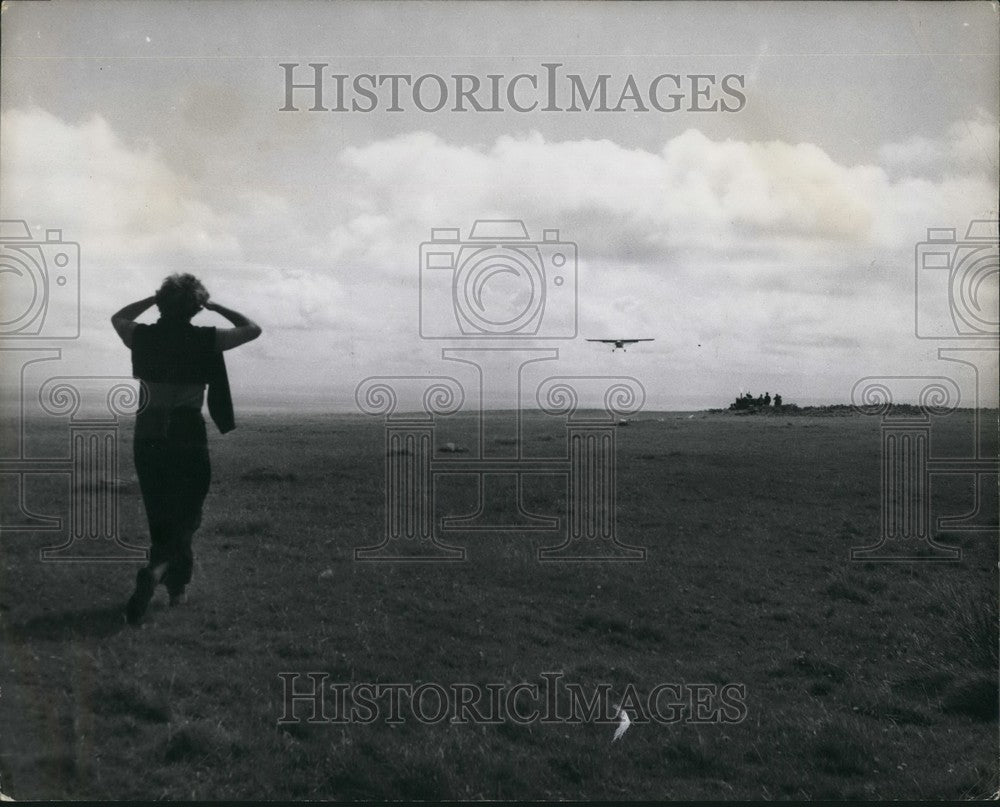 Press Photo Warden of Lundy Island - KSB57853-Historic Images