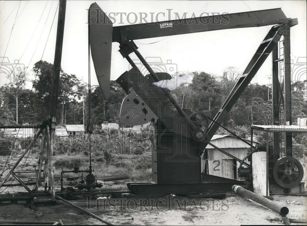 1982 Press Photo Construction of Pipelines In The Rainforest - Historic Images