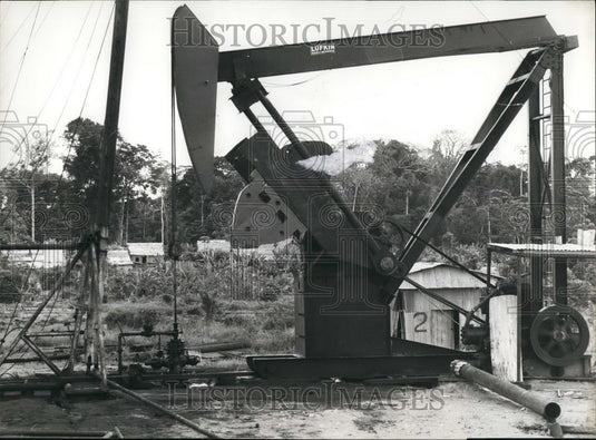 1982 Press Photo Construction of Pipelines In The Rainforest - Historic Images