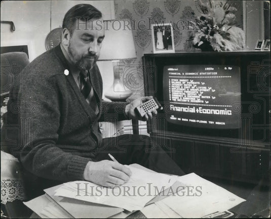 Press Photo New USPS Televoice System - Historic Images