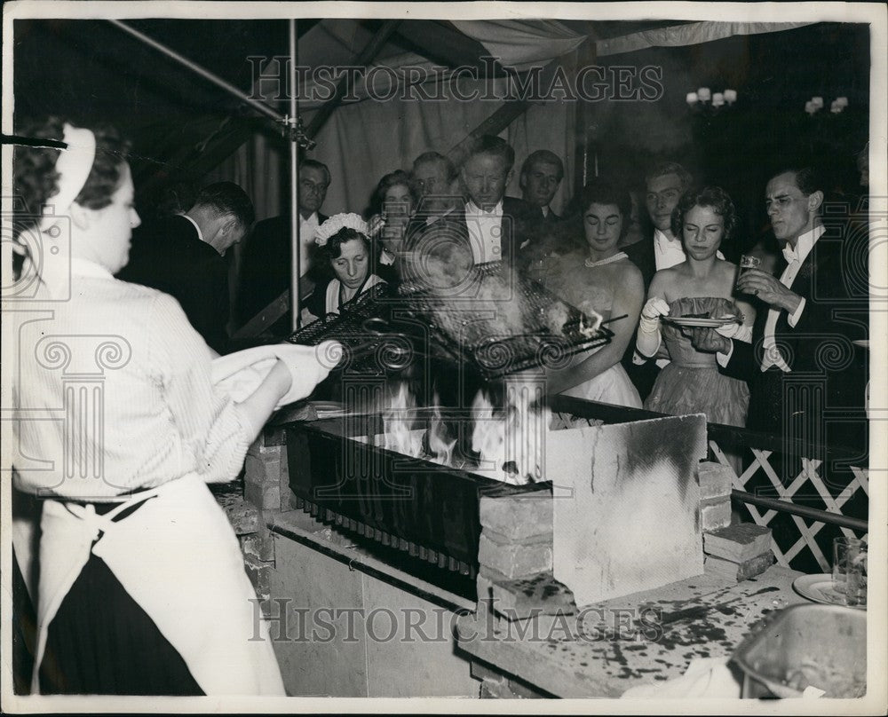 1957 Dance and Barbeque – At London coming-out Party - Historic Images