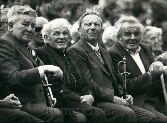 1991 Press Photo Tradition Swiss Votings "Landsgemeinde" - Historic Images