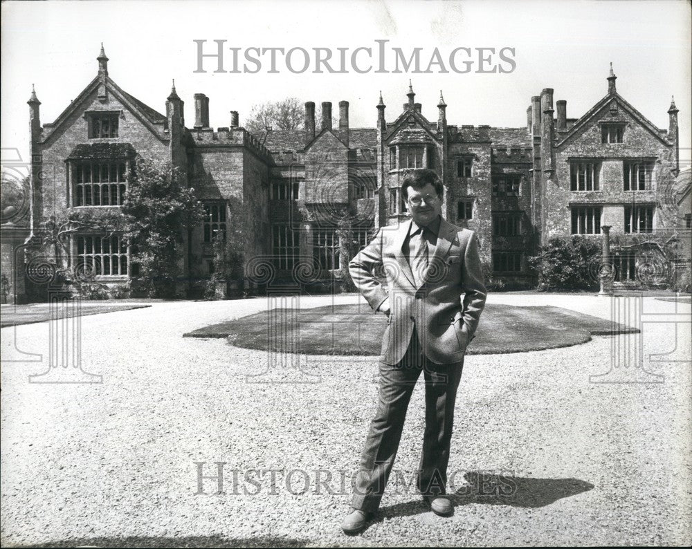 Press Photo Viscount Linley at the School for Craftsmen in Wood at Parnham House - Historic Images