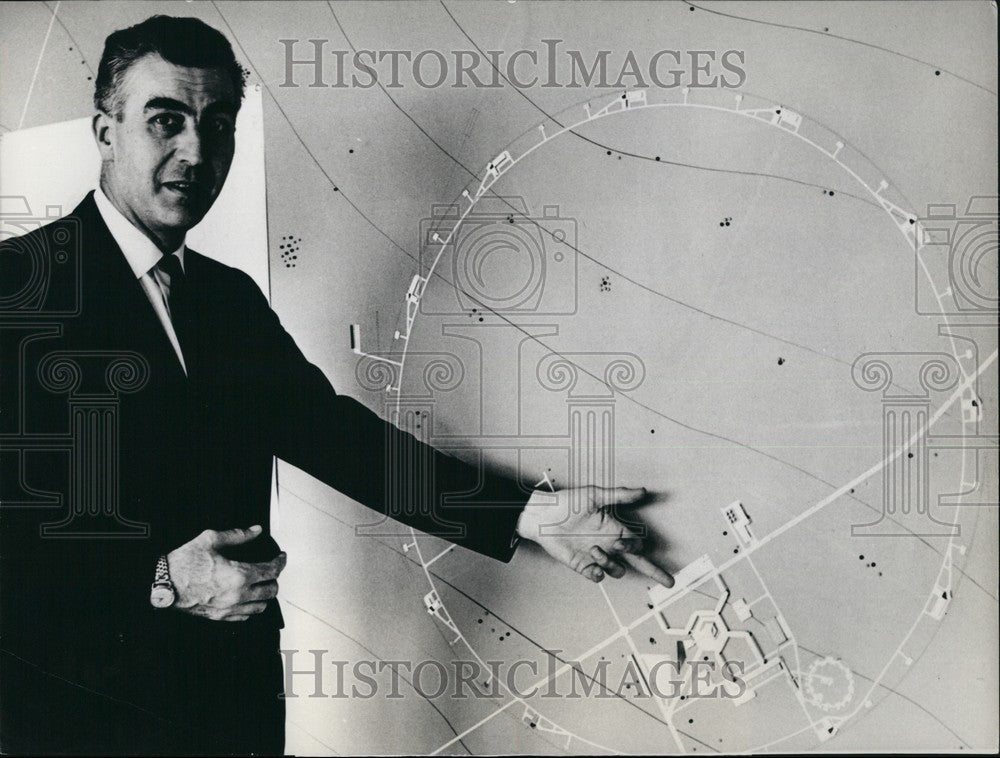 1970 John B. Adams &amp; model &quot;Supercern&quot; - a 300 billion volt project - Historic Images