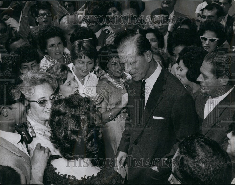 1962 Press Photo Duke of Edinburgh On Visit To Venezuela - Historic Images